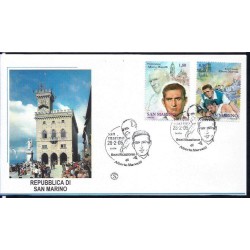 San Marino 2005, Papież Jan Paweł II, A. Marvelli. FDC