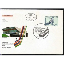 Austria 1967, Hokej, MŚ. FDC