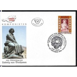 Austria 1995, Beethoven, muzyka. FDC