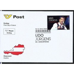 Austria 2014, Udo Jurgens, muzyka. FDC