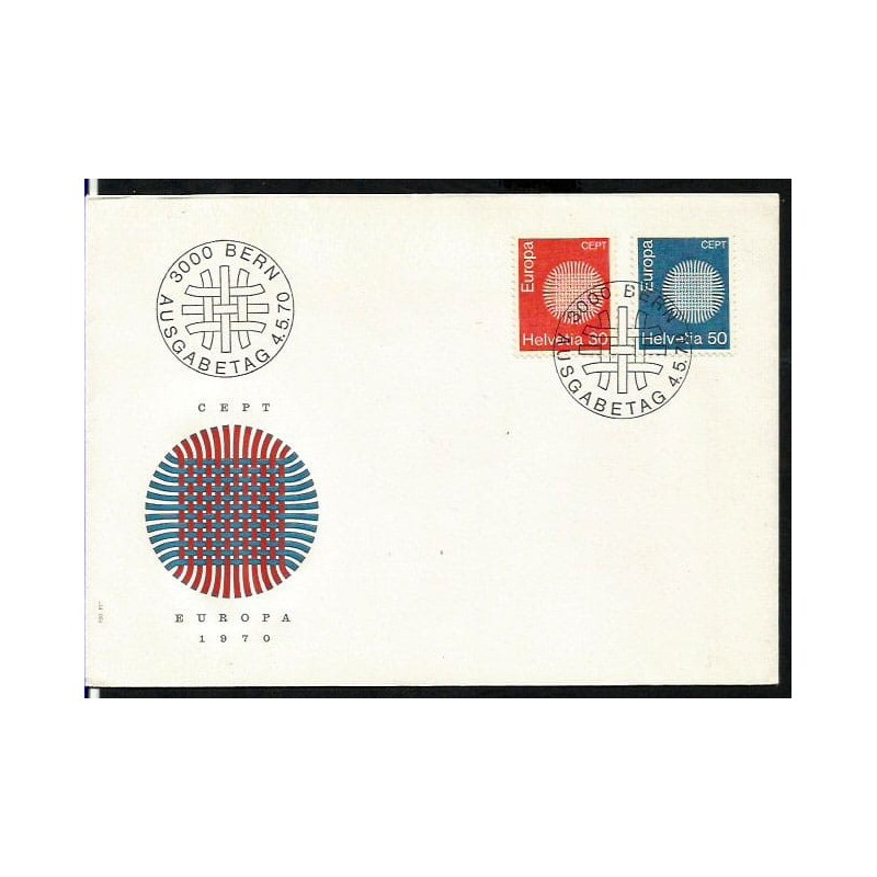 Szwajcaria 1970, EUROPA CEPT. FDC
