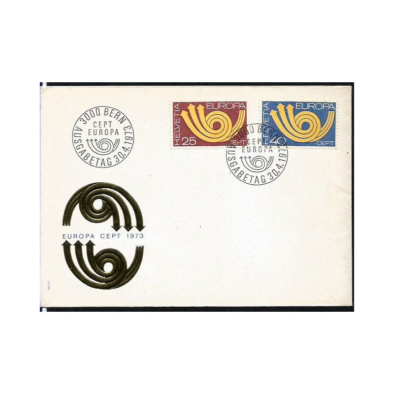 Szwajcaria 1973, EUROPA CEPT. FDC