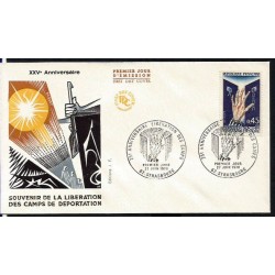 Francja 1970, Obozy koncentracyjne, II wojna. FDC