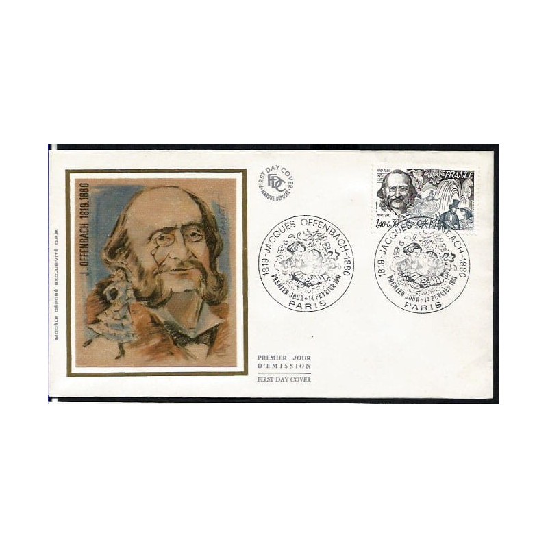 Francja 1981, J. Offenbach, muzyka. FDC