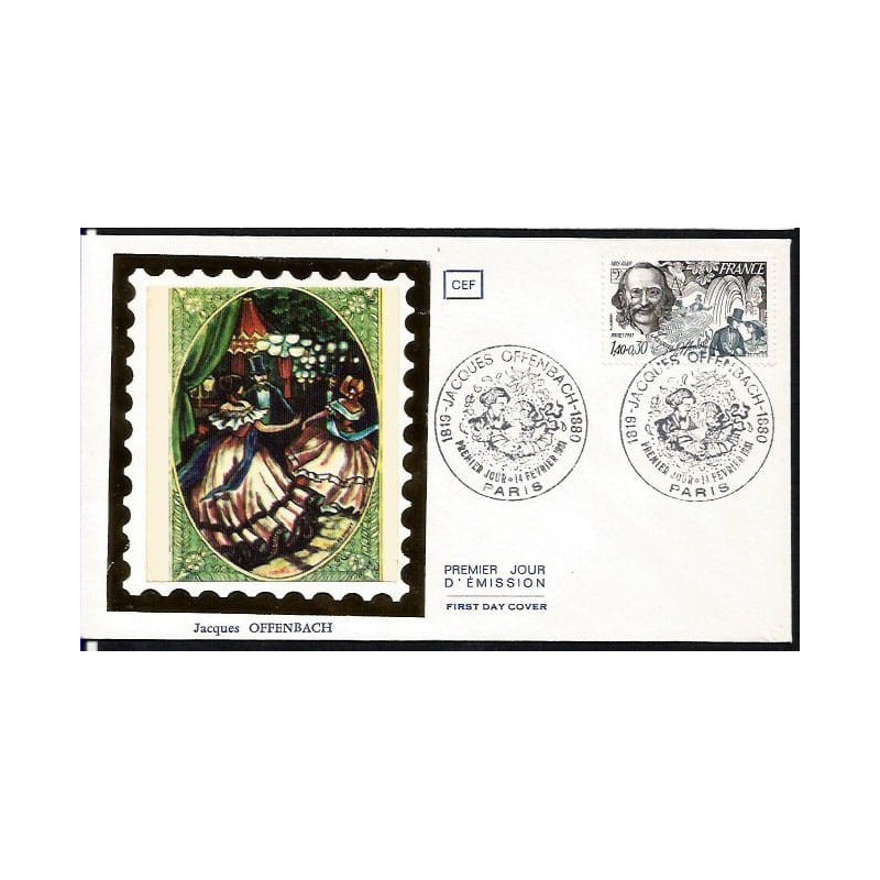 Francja 1981, J. Offenbach, muzyka. FDC