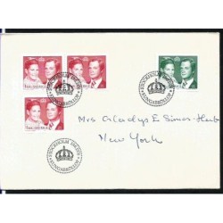 Szwecja 1976, Król. CZ. SŁANIA. FDC