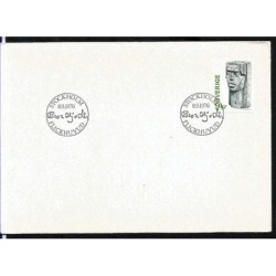 Szwecja 1976, Rzeźba. CZ. SŁANIA. FDC