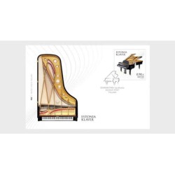 Estonia 2022, Fortepian, muzyka. FDC
