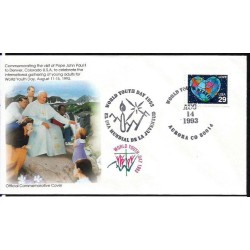 USA 1993, Papież Jan Paweł II. Światowe Dni Młodzieży. Aurora