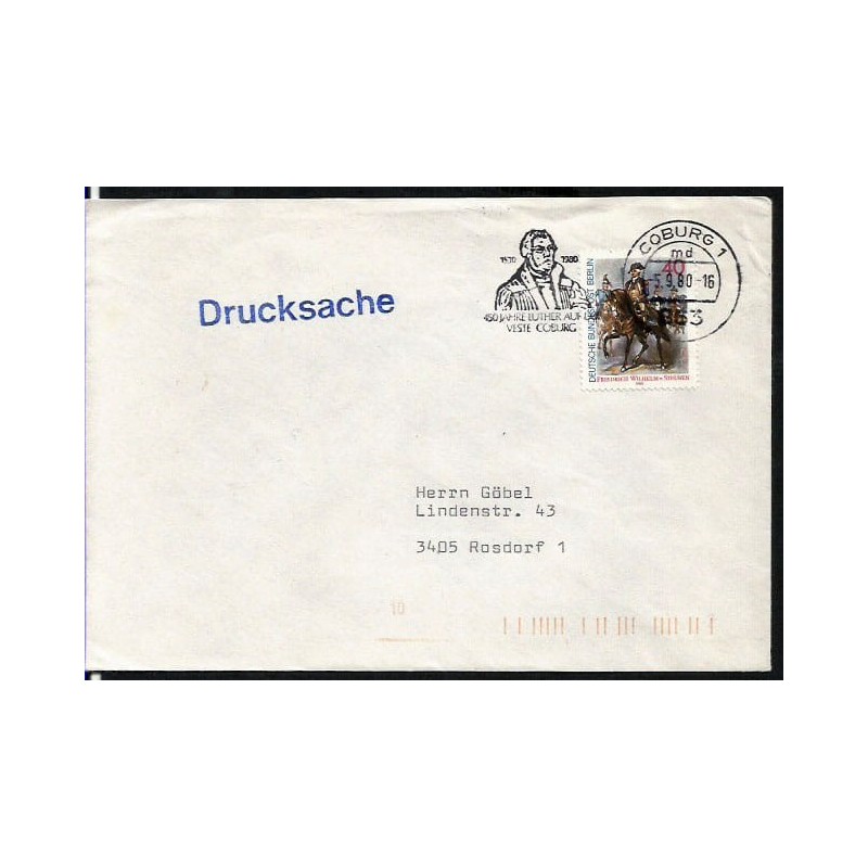 Niemcy 1980, Marcin Luter, reformacja. Coburg