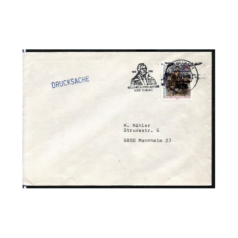 Niemcy 1980, Marcin Luter, reformacja. Coburg