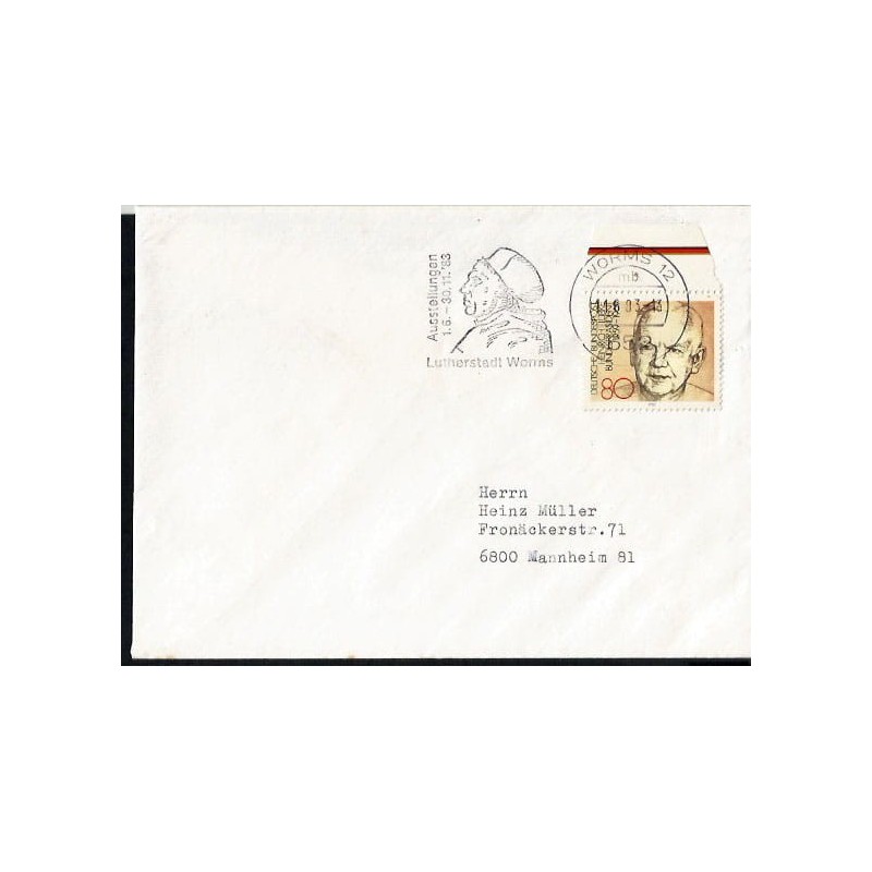 Niemcy 1983, Marcin Luter, reformacja. Wormacja