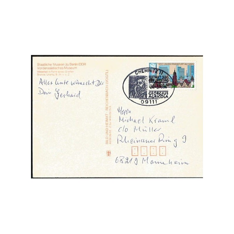 Niemcy 1994, G. Agricola, reformacja, medycyna. Chemnitz