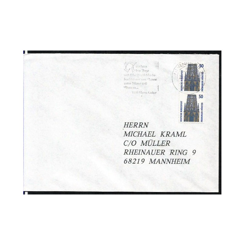 Niemcy 1996, Marcin Luter, cytat, reformacja. Norymberga