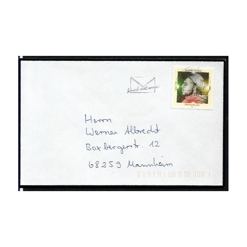 Niemcy 1996, Marcin Luter, reformacja. List z obiegu