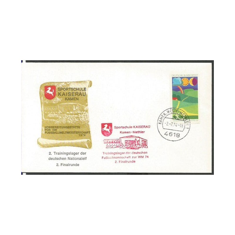 Niemcy 1974, Piłka nożna, MŚ, baza Niemiec. Kamen