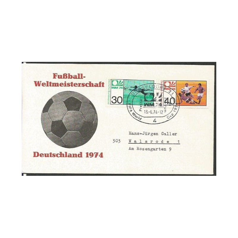 Niemcy 1974, Piłka nożna, MŚ. Dusseldorf