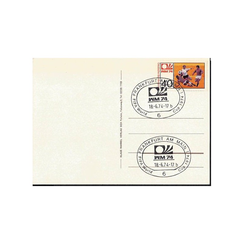 Niemcy 1974, Piłka nożna, MŚ. Frankfurt nad Menem
