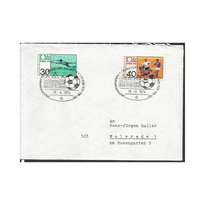 Niemcy 1974, Piłka nożna, MŚ. Frankfurt nad Menem