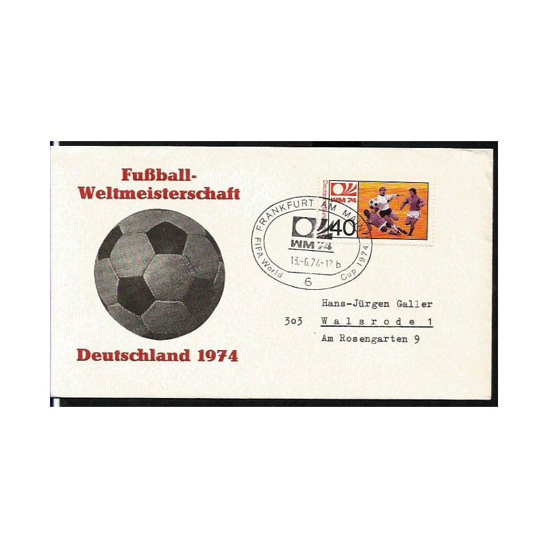 Niemcy 1974, Piłka nożna, MŚ. Frankfurt nad Menem