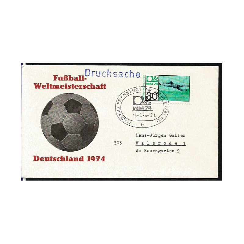 Niemcy 1974, Piłka nożna, MŚ. Frankfurt nad Menem