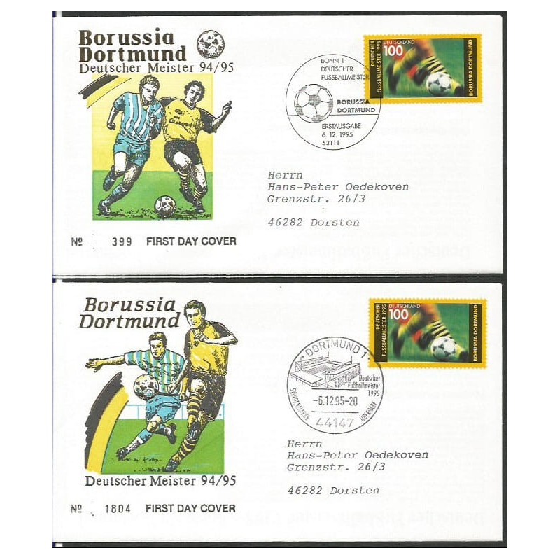 Niemcy 1995, Piłka nożna, Borussia Dortmud. FDC Dortmund i Bonn