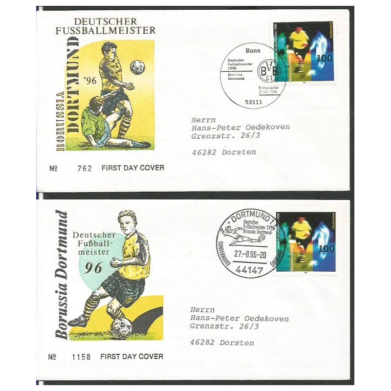 Niemcy 1996, Piłka nożna, Borussia Dortmud. FDC Dortmund i Bonn