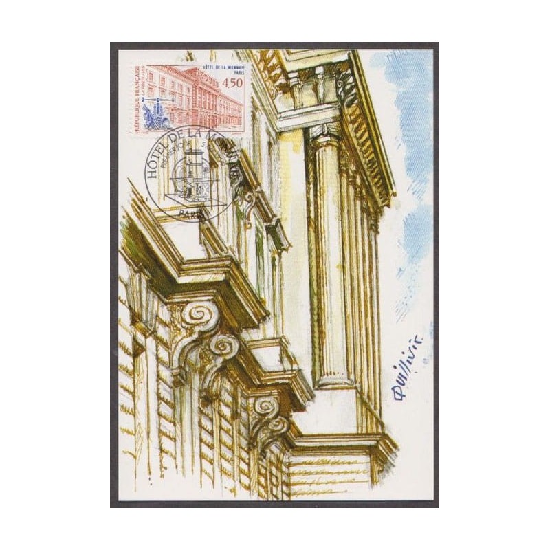 Francja 1999, Mennica. Cz. SŁANIA. Karta maksimum