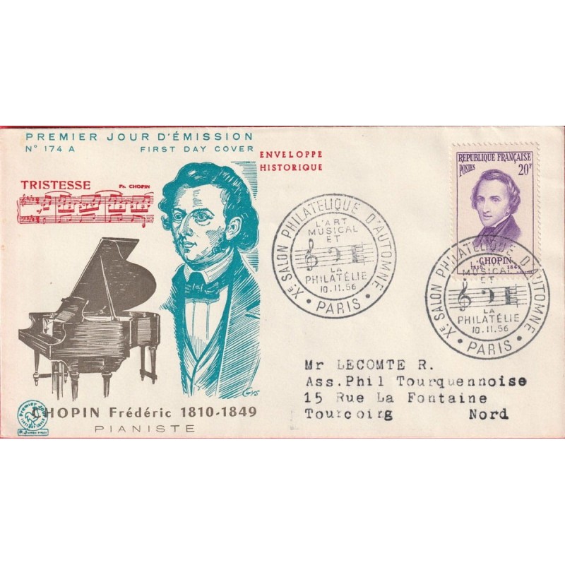 Francja 1956, Muzyka, F. Chopin. Paryż