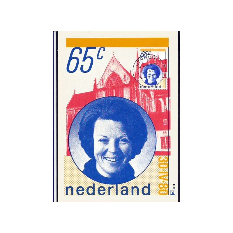 Holandia 1981, Królowa Beatrycze. Karta maksimum