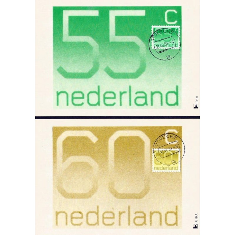 Holandia 1981, Znaczki obiegowe. Karta maksimum