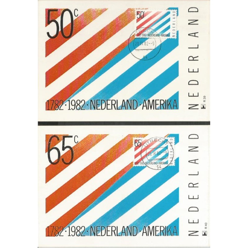 Holandia 1982, USA, dyplomacja. Karta maksimum