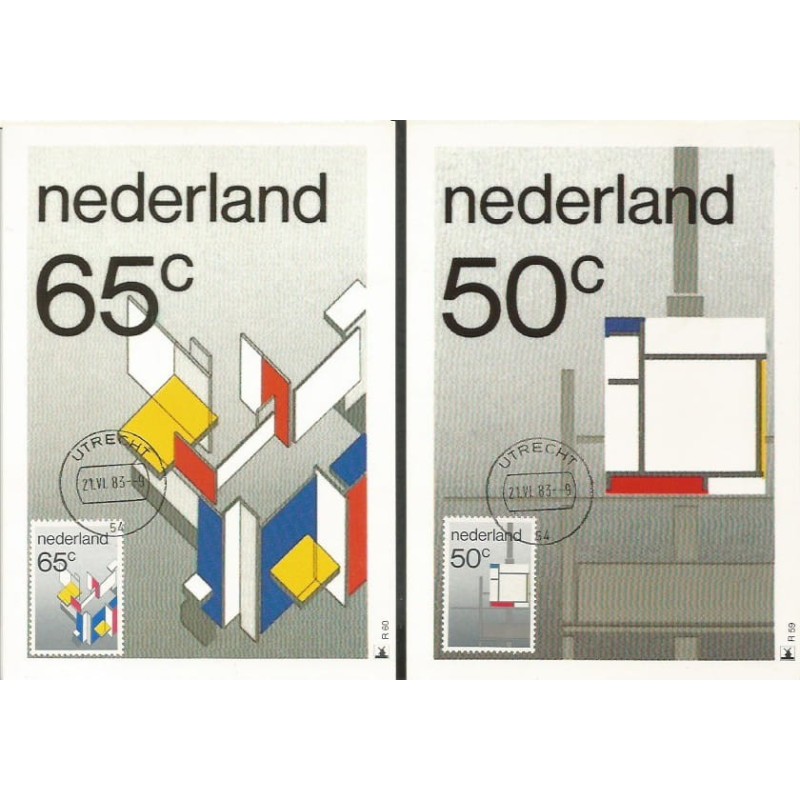 Holandia 1983, Sztuka. Karta maksimum