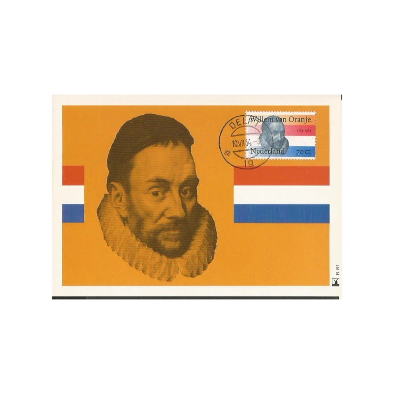 Holandia 1984, Książę Wilhelm Orański. Karta maksimum