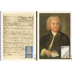 Holandia 1985, Jan Sebastian Bach, rok. Karta maksimum