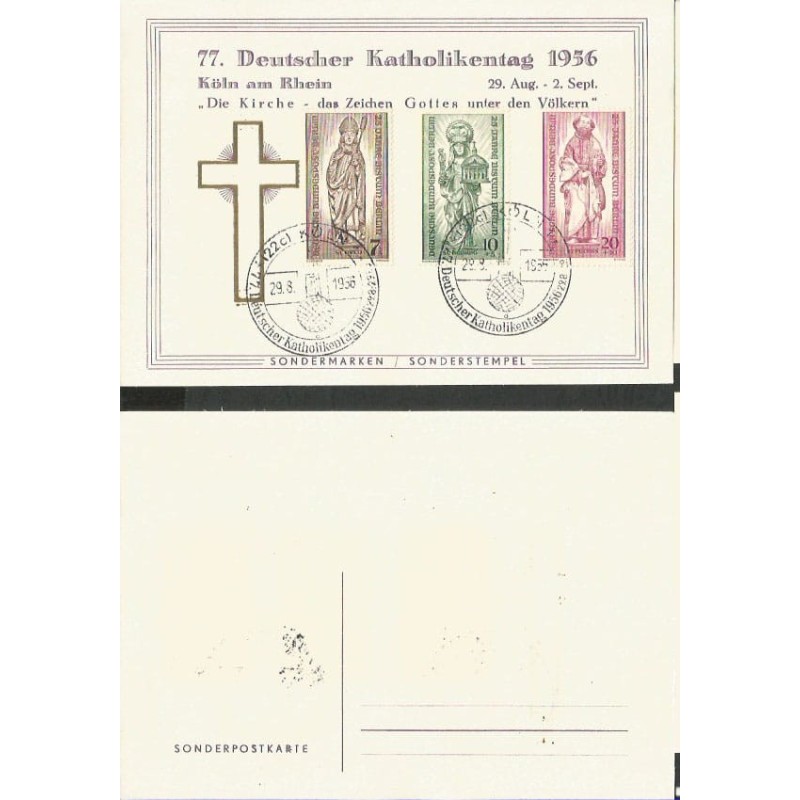 Niemcy 1956, Święta Jadwiga Śląska, biskupstwo Berlin. Karnet Kolonia