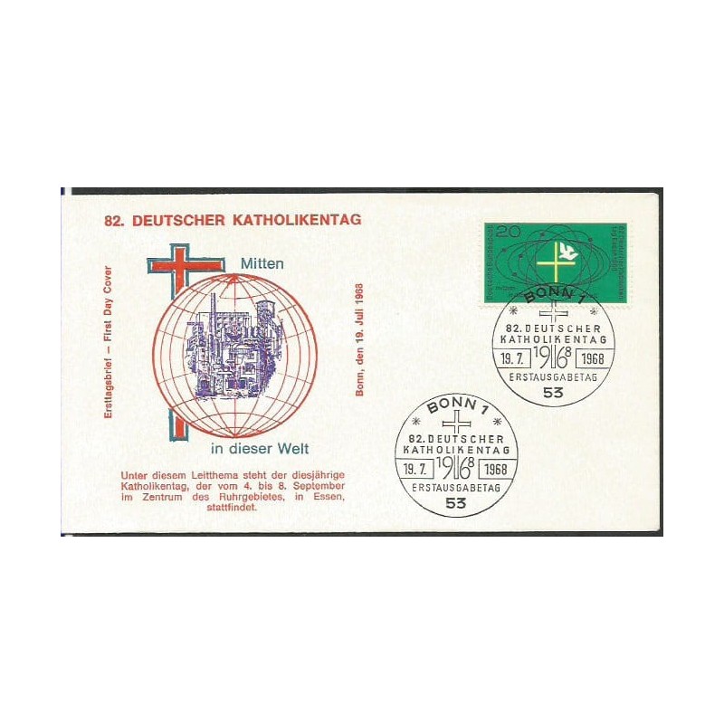 Niemcy 1968, Katolicyzm. FDC