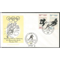Niemcy 1971, Olimpiada Sapporo, hokej. FDC