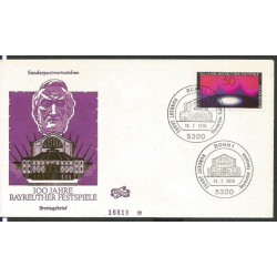 Niemcy 1976, Bayreuth, festwal, teatr. FDC.