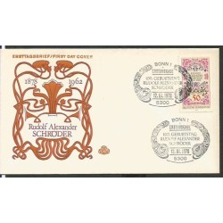 Niemcy 1978, R. A. Schroeder, poezja, protestantyzm. FDC