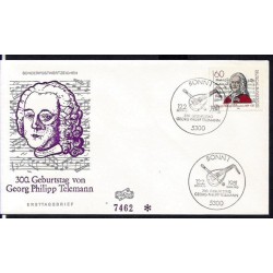 Niemcy 1981, Muzyka, G. P. Telemann. FDC