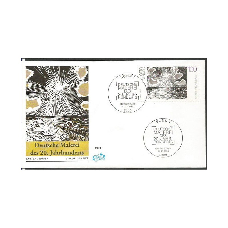 Niemcy 1992, Malarstwo. FDC