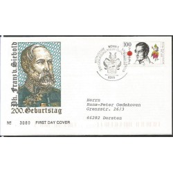 Niemcy 1996, P. F. Von Siebold, botanika, medycyna. FDC
