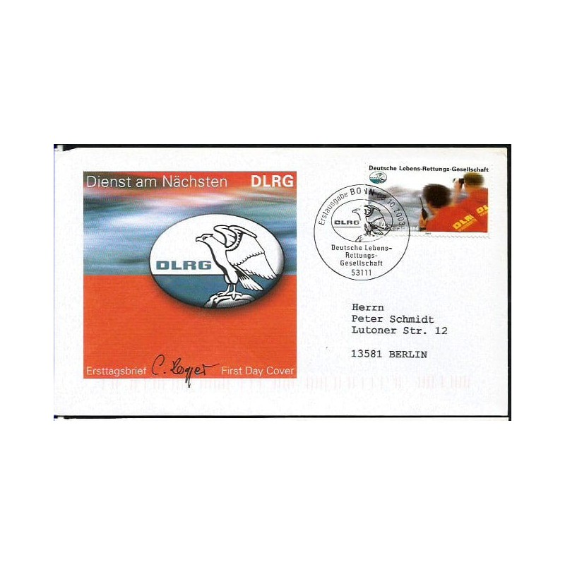 Niemcy 2003, Ratownictwo wodne. FDC