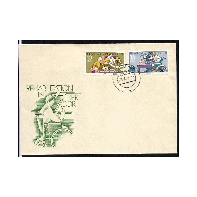 Niemcy NRD 1979, Rehabilitacja, inwalidzi. FDC
