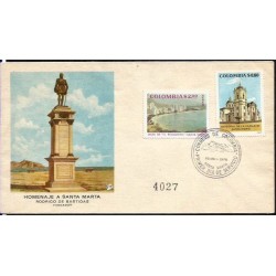 Kolumbia 1975, Santa Marta, turystyka. FDC