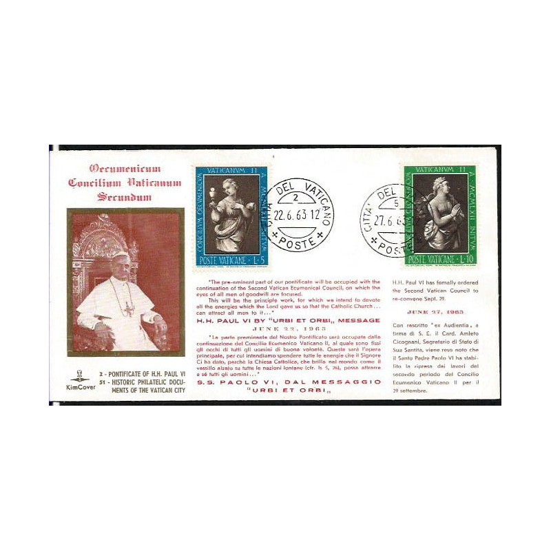 Watykan 1963, Sobór Watykański II, papież Paweł VI