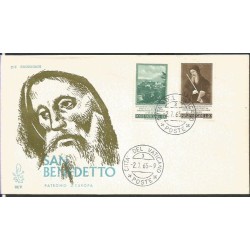 Watykan 1964, Święty Benedykt. FDC