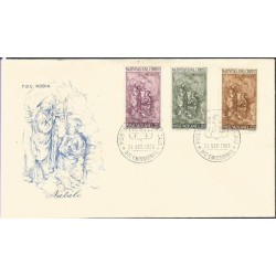 Watykan 1966, Boże Narodzenie. FDC