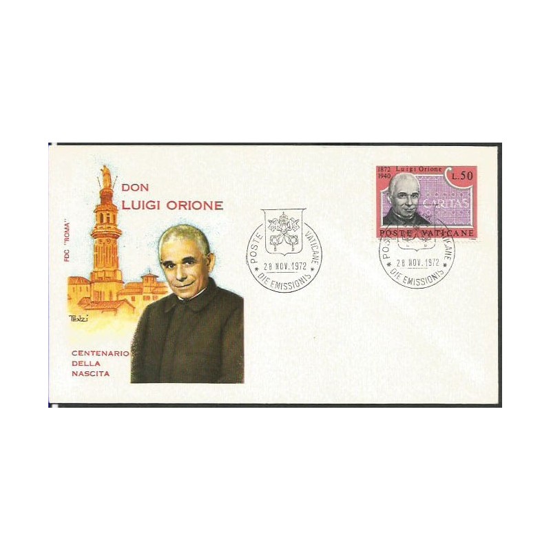 Watykan 1972, Święty Alojzy Orione. FDC
